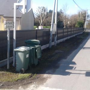 Clôture rigide avec occultants